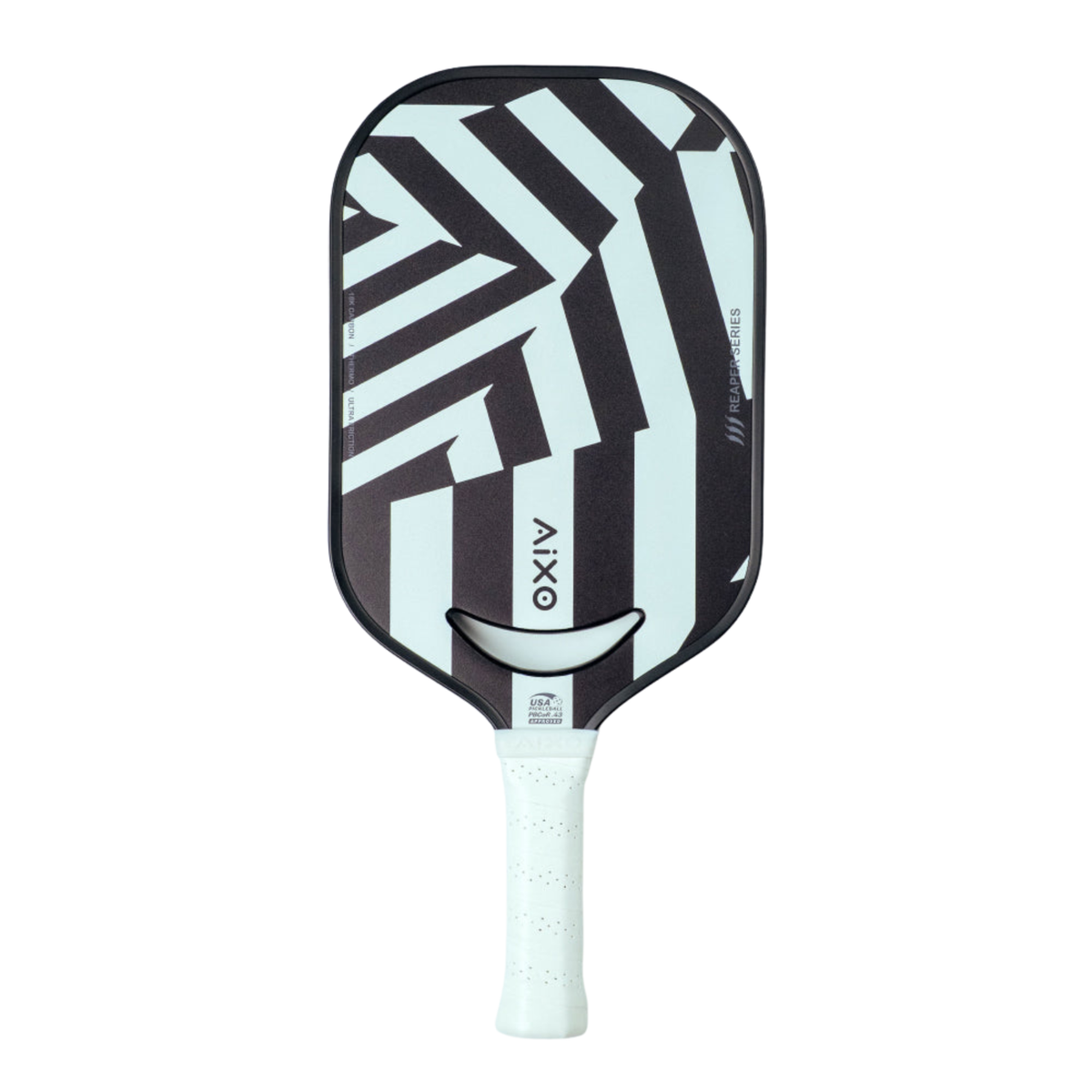 Aixo P14C Reaper Series Chaos Camo 18K Raw Carbon Pickleball Paddle Pickleball Paddle Aixo