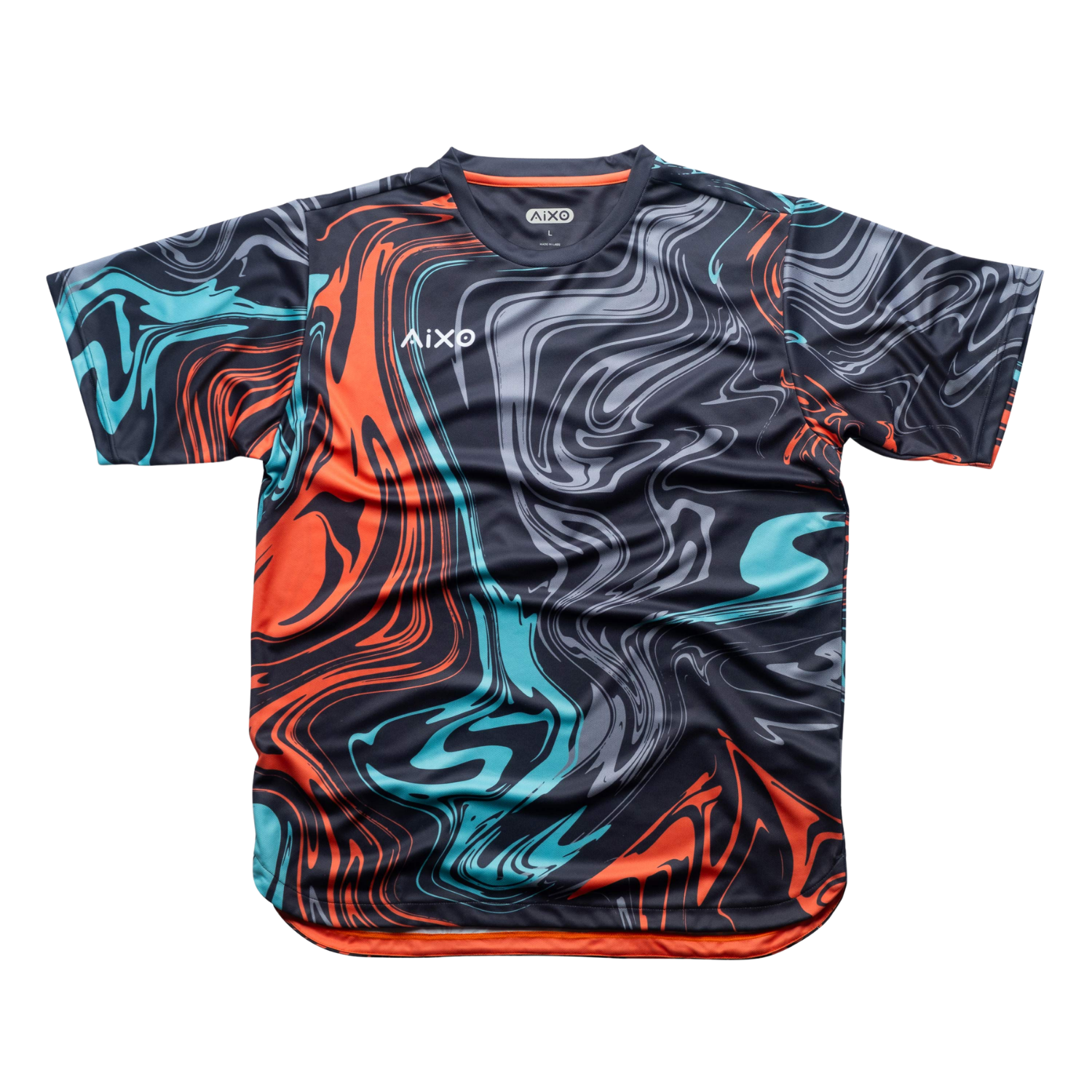 Aixo Chrome Mens T Shirt Graphite GRAPHITE T Shirt Aixo