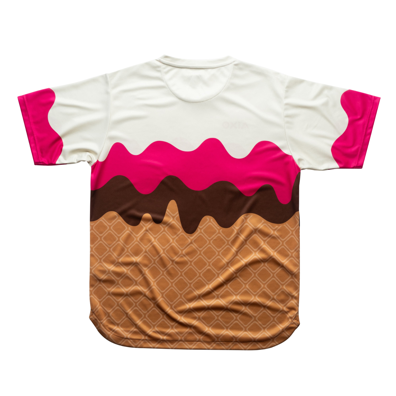 Aixo Sundae Mens T Shirt Vanilla Raspberry Chocolate T Shirt Aixo