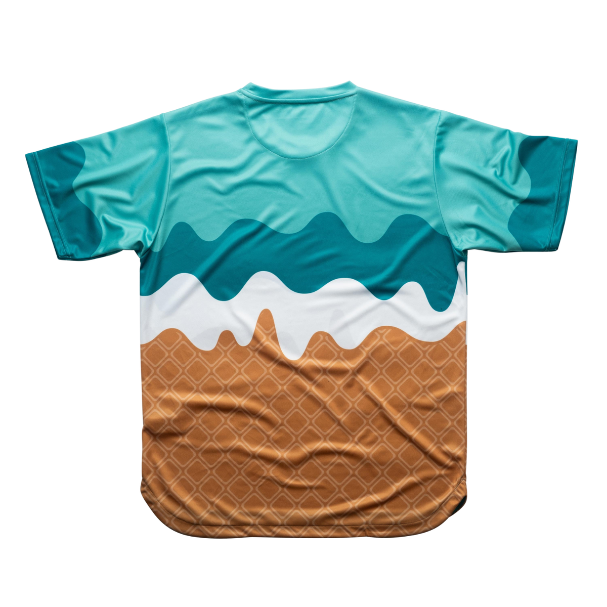 Aixo Sundae Mens T Shirt Vanilla Raspberry Chocolate T Shirt Aixo