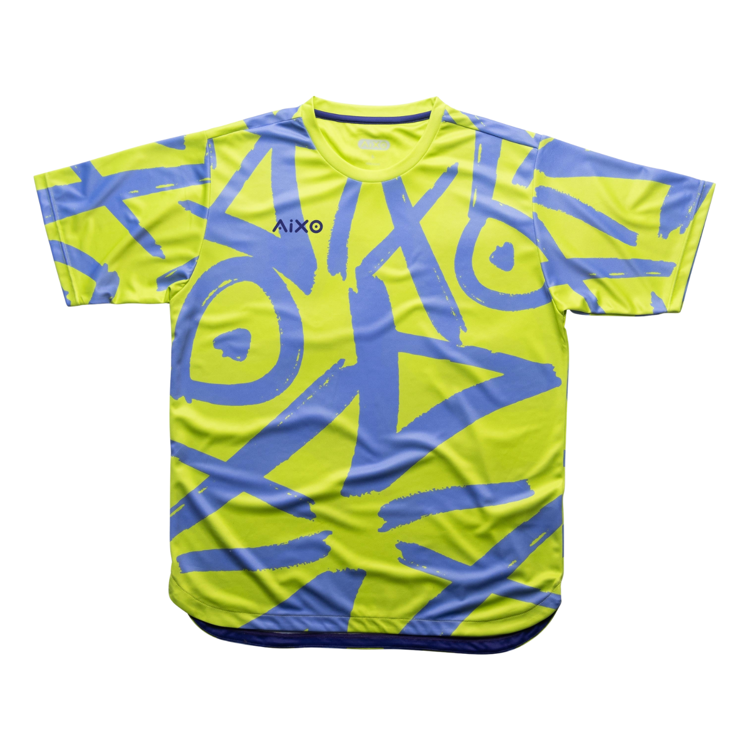 Aixo Tagged Mens T Shirt Teal T Shirt Aixo