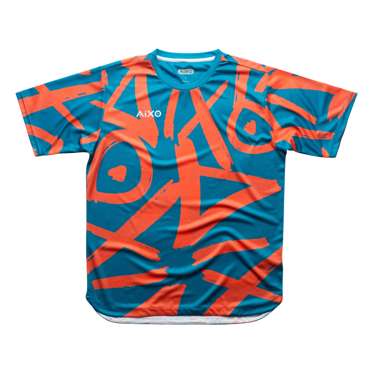 Aixo Tagged Mens T Shirt Teal TEAL T Shirt Aixo