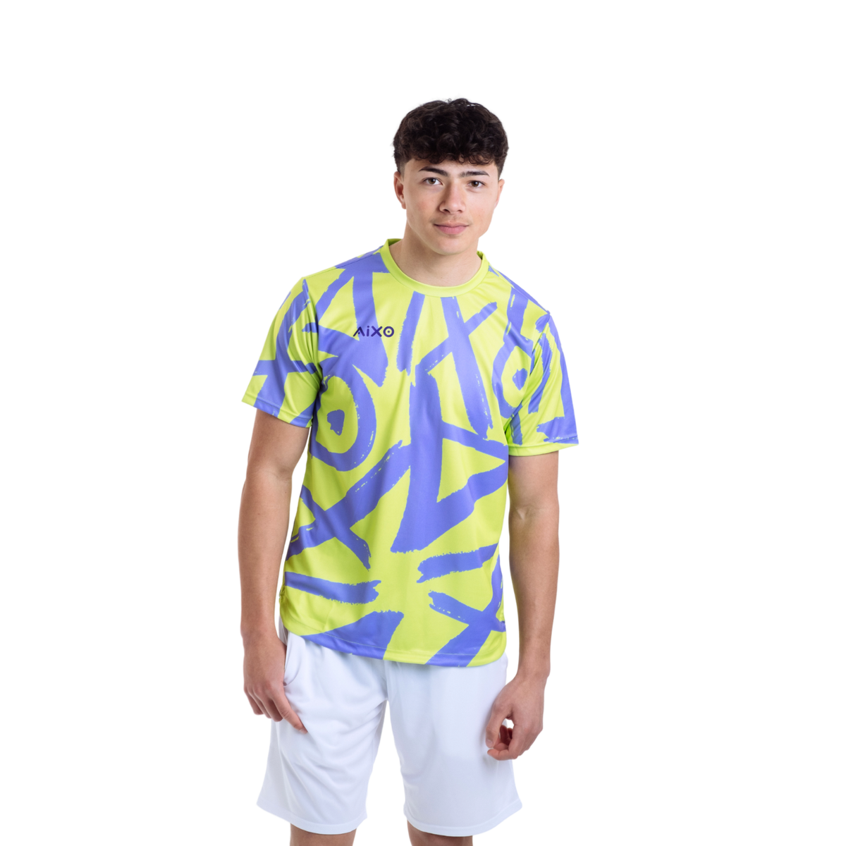 Aixo Tagged Mens T Shirt Teal T Shirt Aixo
