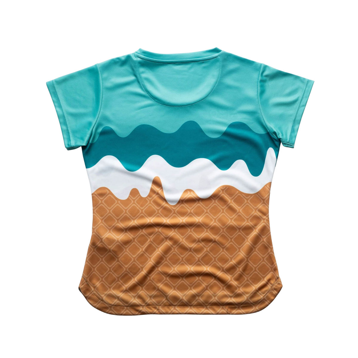 Aixo Sundae Womens T Shirt Vanilla Raspberry Chocolate T Shirt Aixo