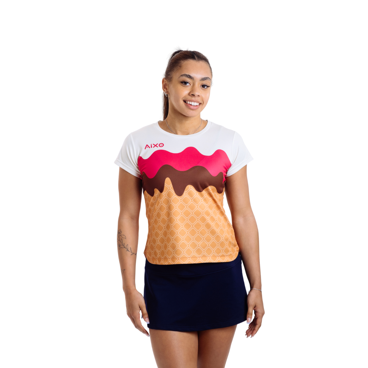 Aixo Sundae Womens T Shirt Mint Delight T Shirt Aixo