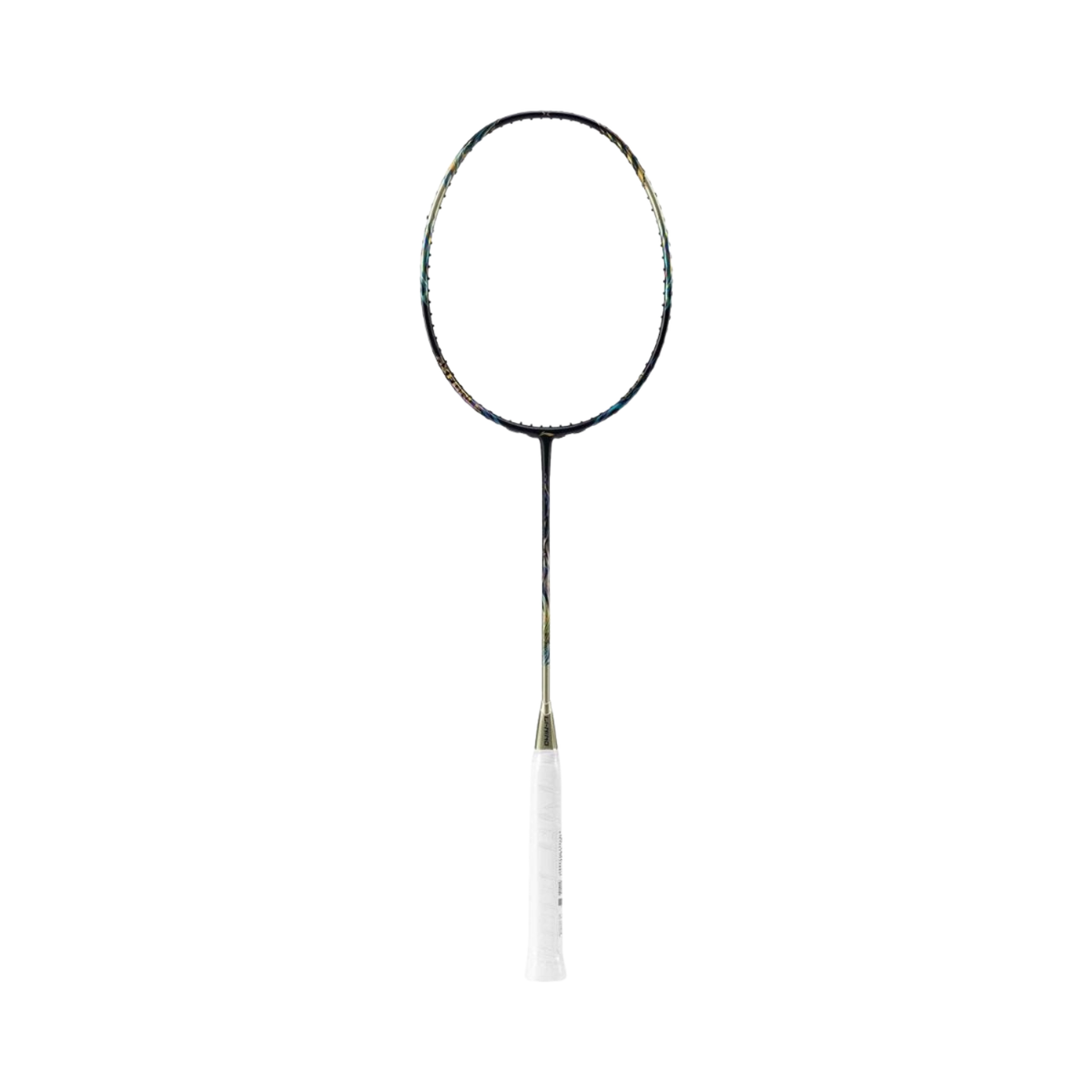 Li-Ning Axforce 100 Badminton Racket, New Pale Gold, back view