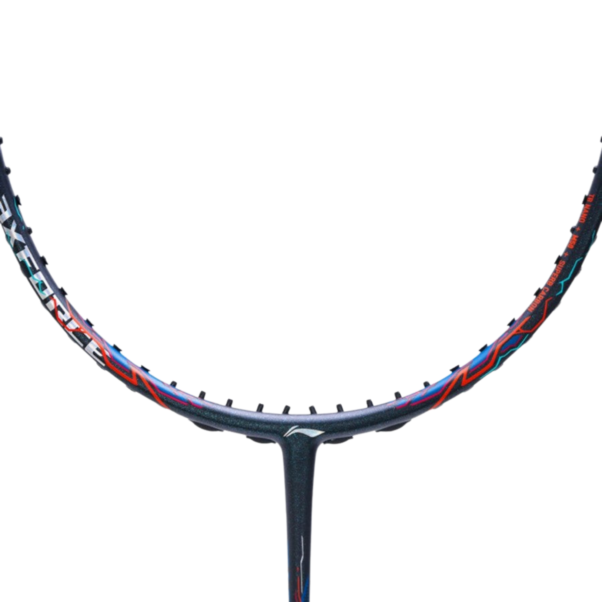Li-Ning Axforce 90 Tiger Max Badminton Racket 4U - Molten Lava Badminton Rackets Li-Ning