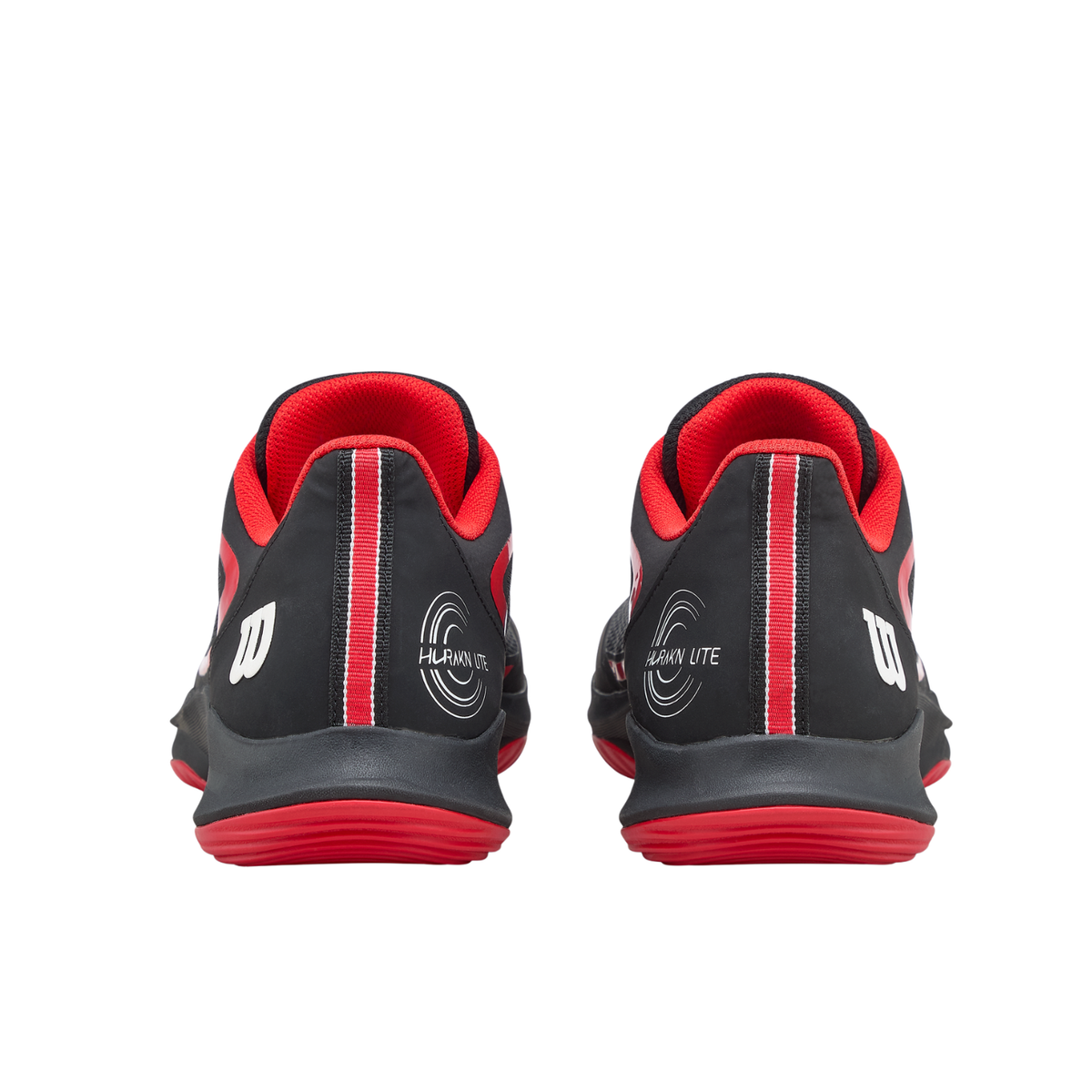 Wilson Hurakn Lite Padel Shoe Men, Black/Red, packaging view
