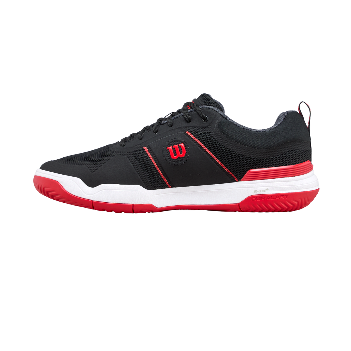 Wilson Pickle Pro Pickleball Shoe Men, Black/Red, back view