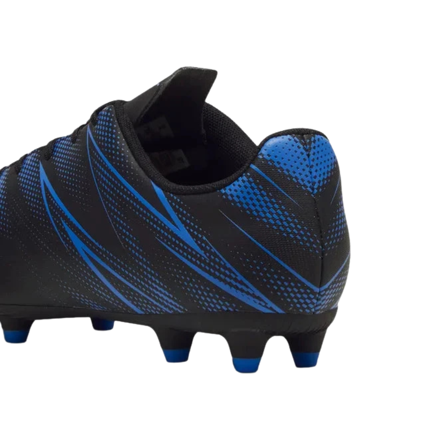 Puma Attacanto FG/AG Football Boots Junior, Puma Black/Silver/Blue, alternative view