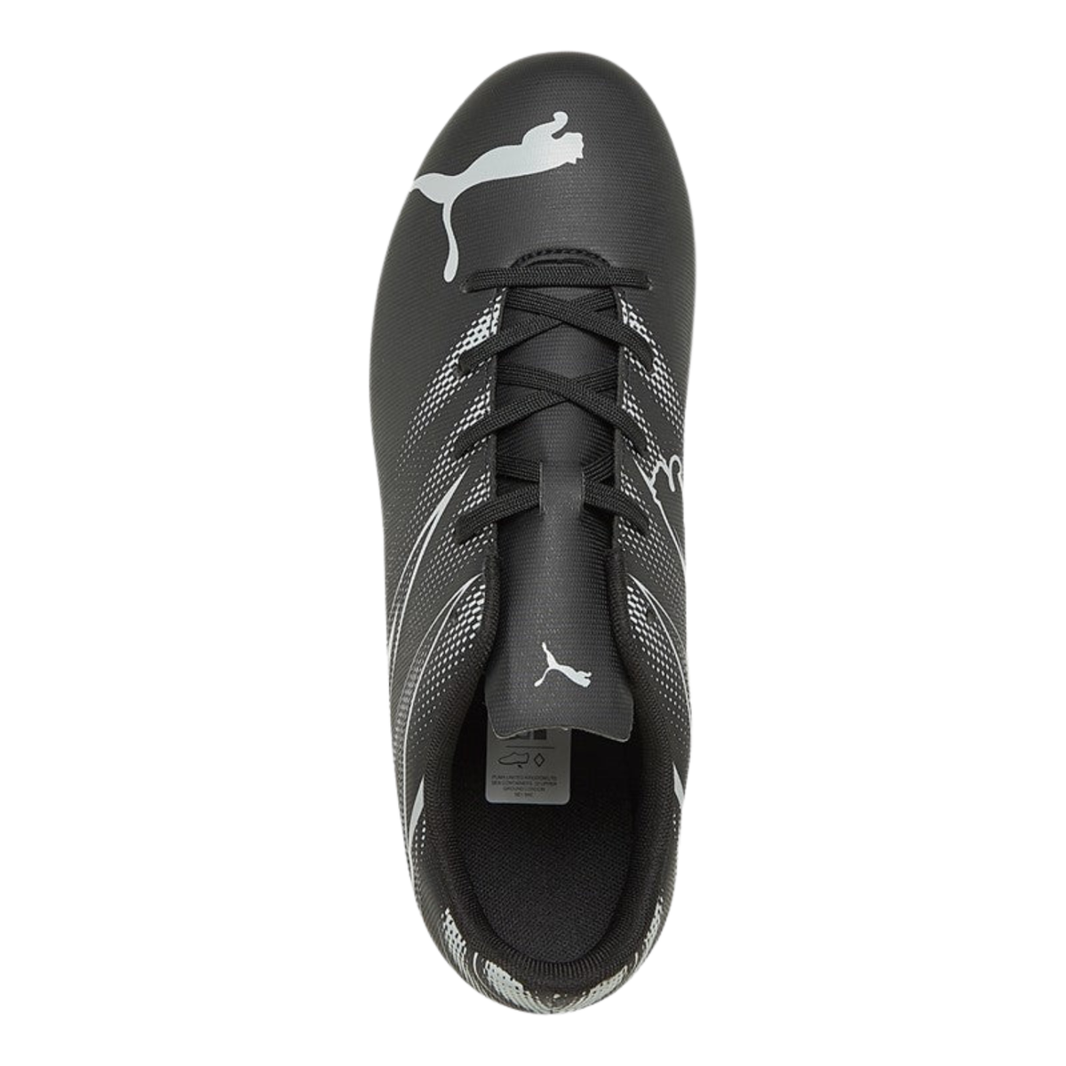 Puma Attacanto FG/AG Football Boots Junior, Puma Black/Silver/Blue, view 9