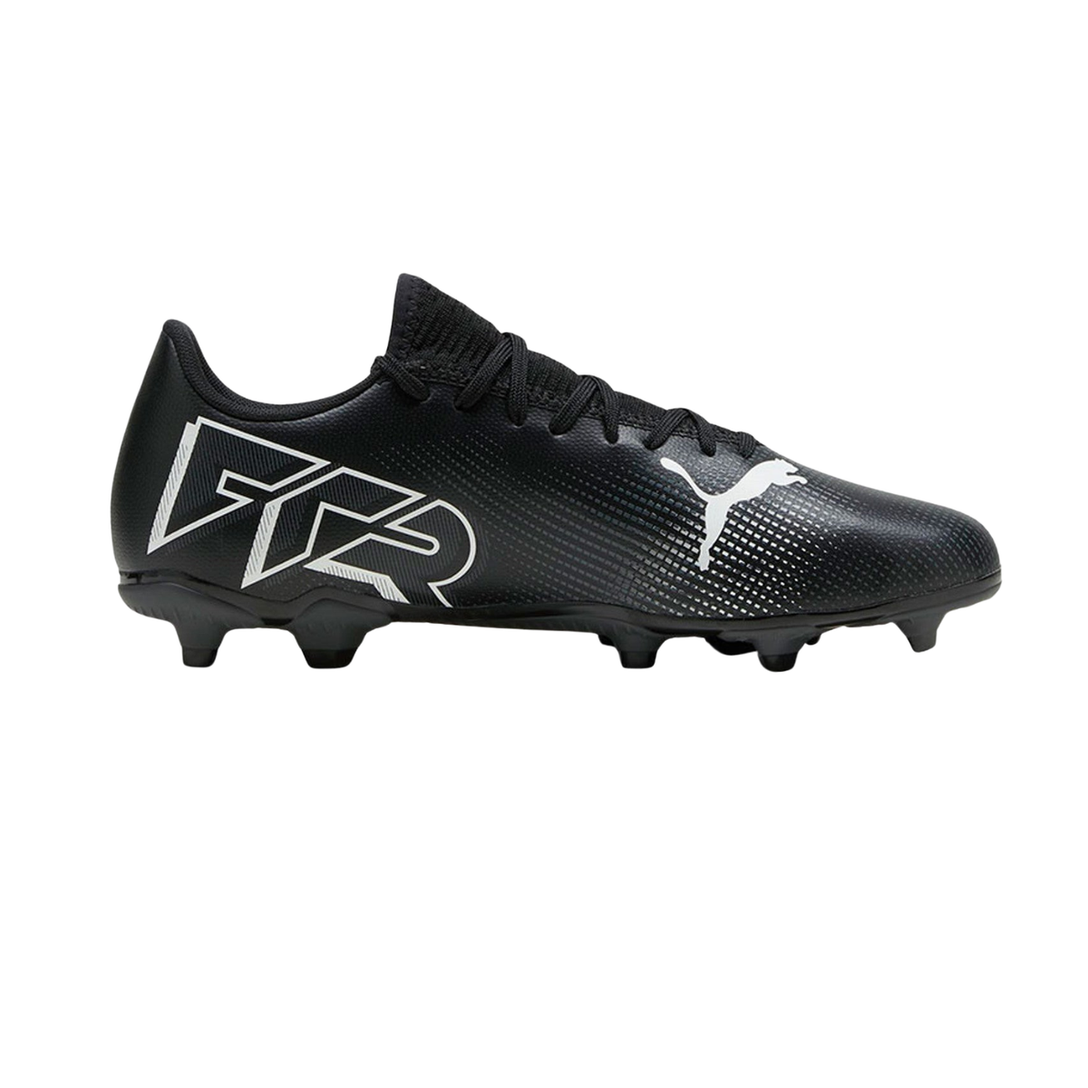 Puma Future 7 Play FG/AG Football Boots Unisex, Puma Black/White, back view