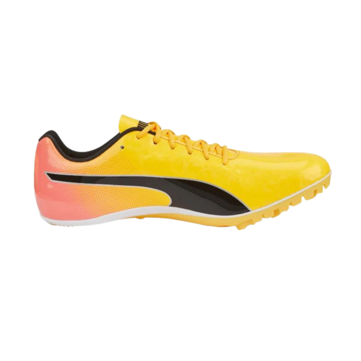 Puma Evospeed Sprint 14 Running Shoe Unisex, Yellow, back view