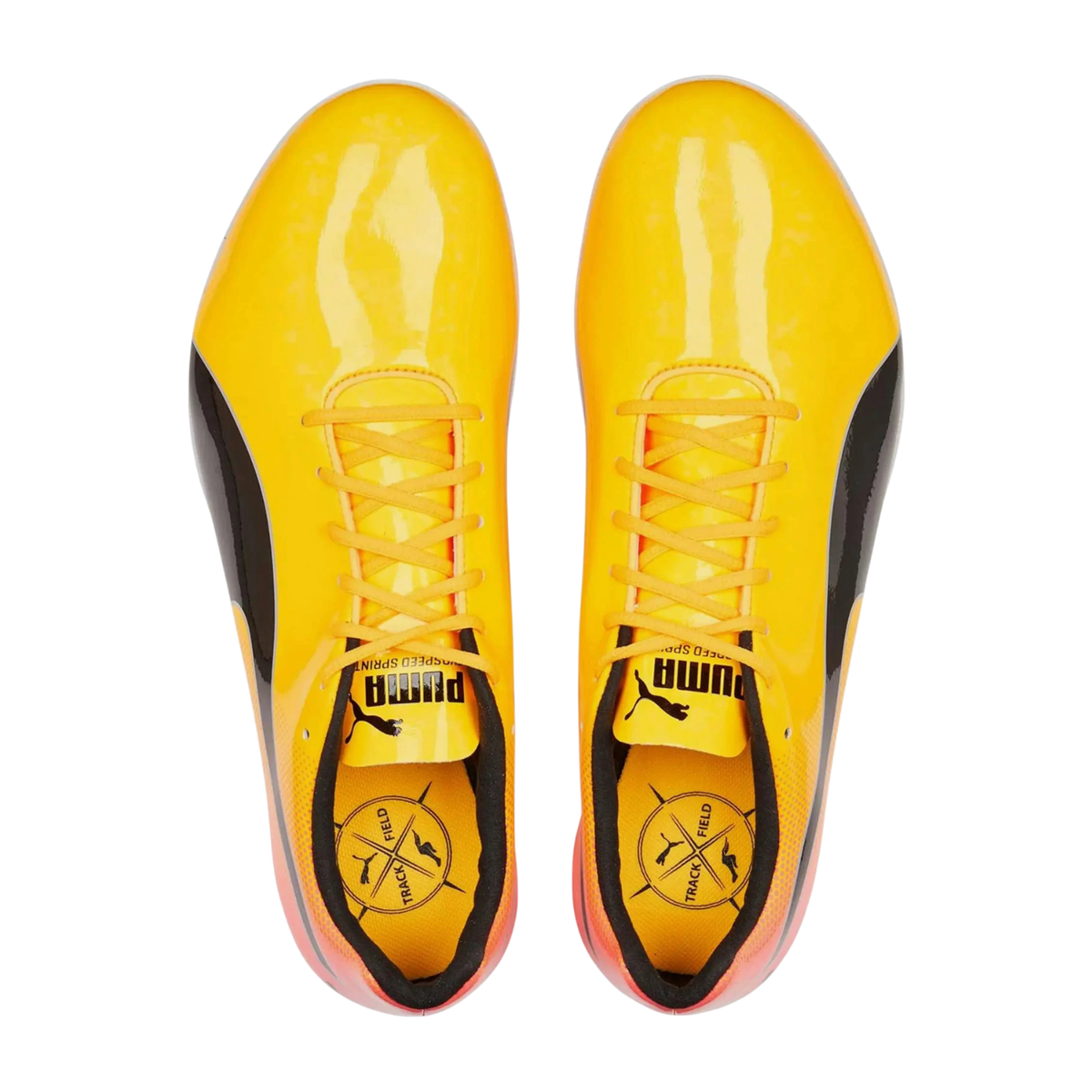 Puma Evospeed Sprint 14 Running Shoe Unisex, Yellow, detail view