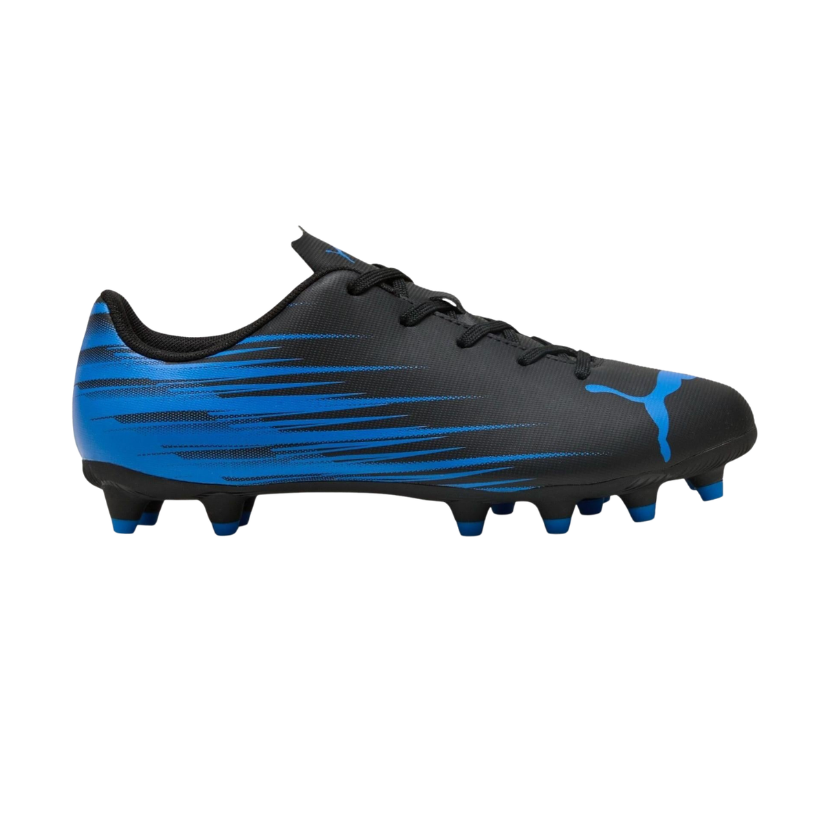 Puma Attacanto II FG/AG Football Boots Junior - Puma Black/Blue Football Boots Puma