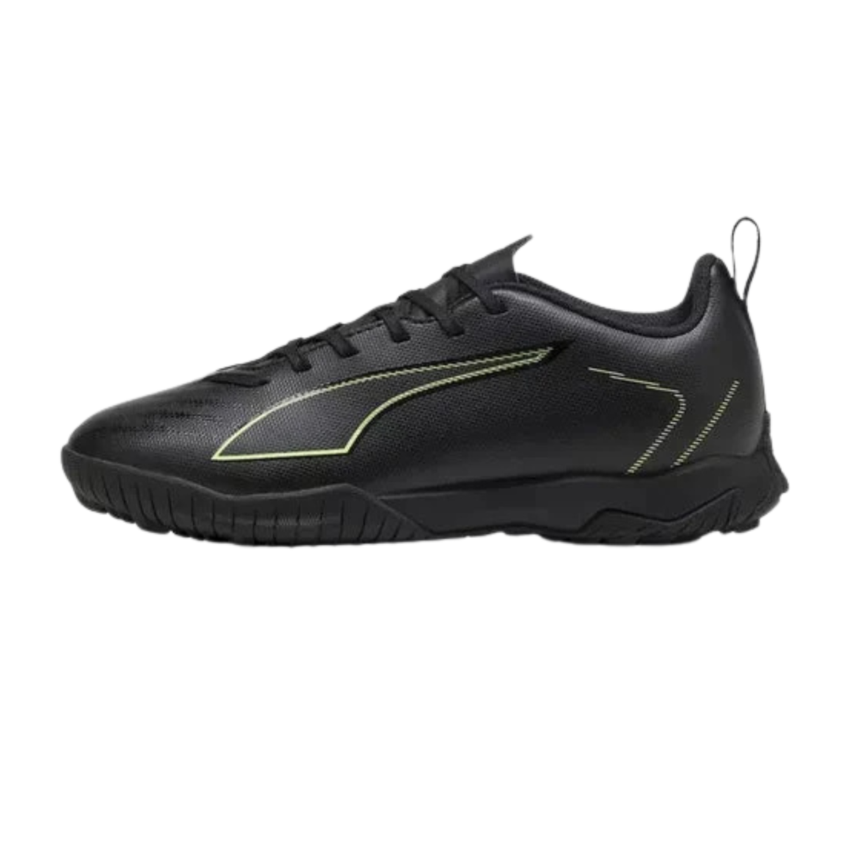 Puma Ultra 6 Play TT Football Boots Junior - Puma Black/Green Puma Black Fizzy Light Green Terrain Football Boots Puma