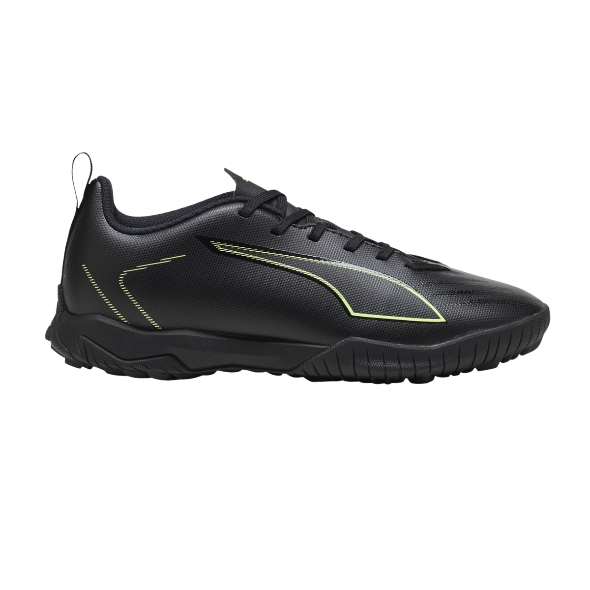 Puma Ultra 6 Play TT Football Boots Junior - Puma Black/Green Football Boots Puma
