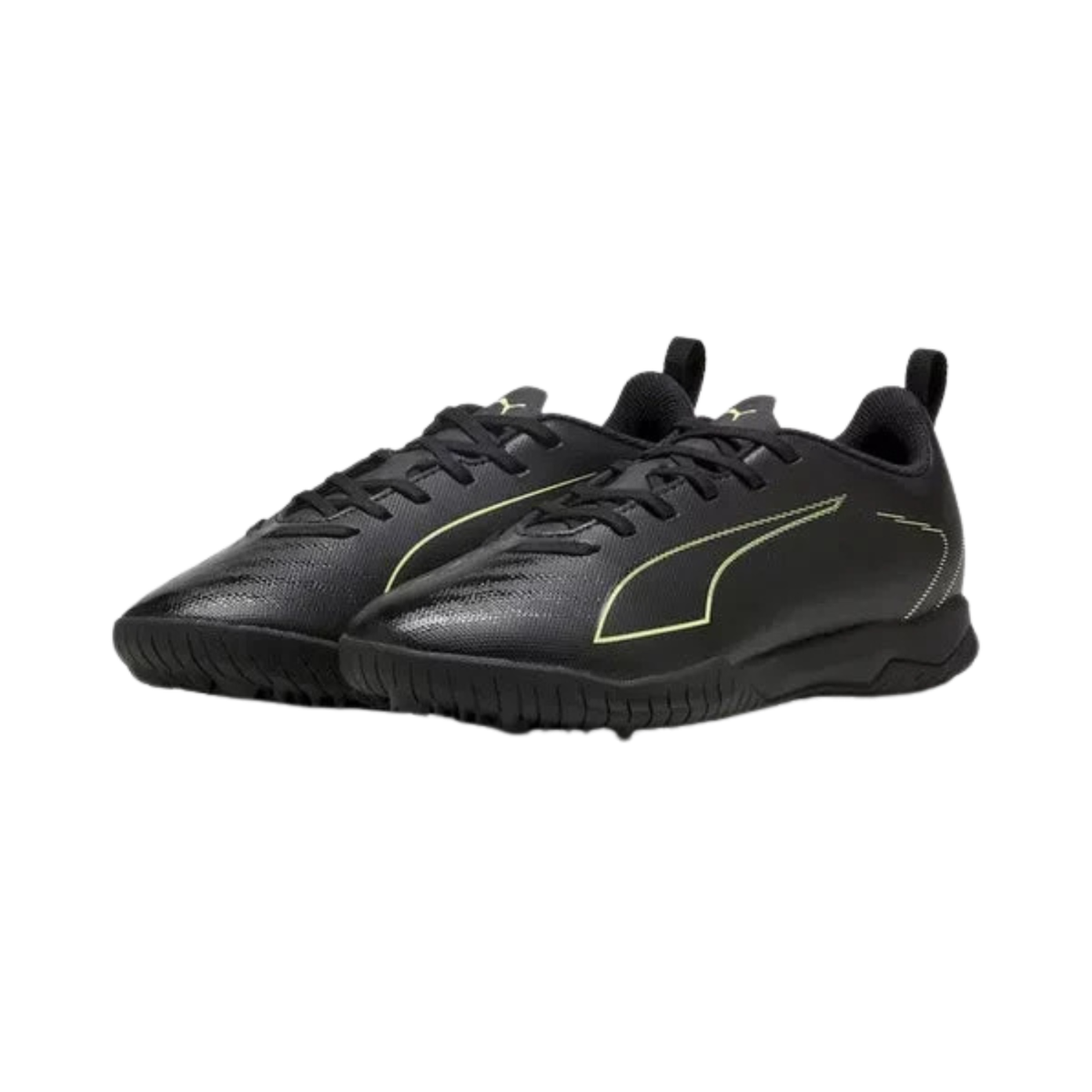 Puma Ultra 6 Play TT Football Boots Junior - Puma Black/Green Football Boots Puma
