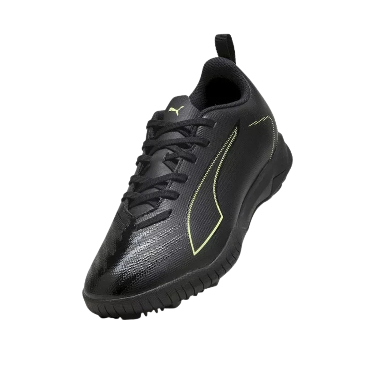 Puma Ultra 6 Play TT Football Boots Junior - Puma Black/Green Football Boots Puma