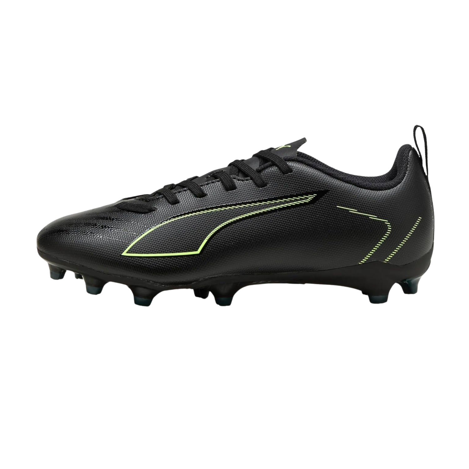 Puma Ultra 6 Play FG/AG Football Boots Junior - Puma Black/Green Puma Black Fizzy Light Green Terrain Football Boots Puma
