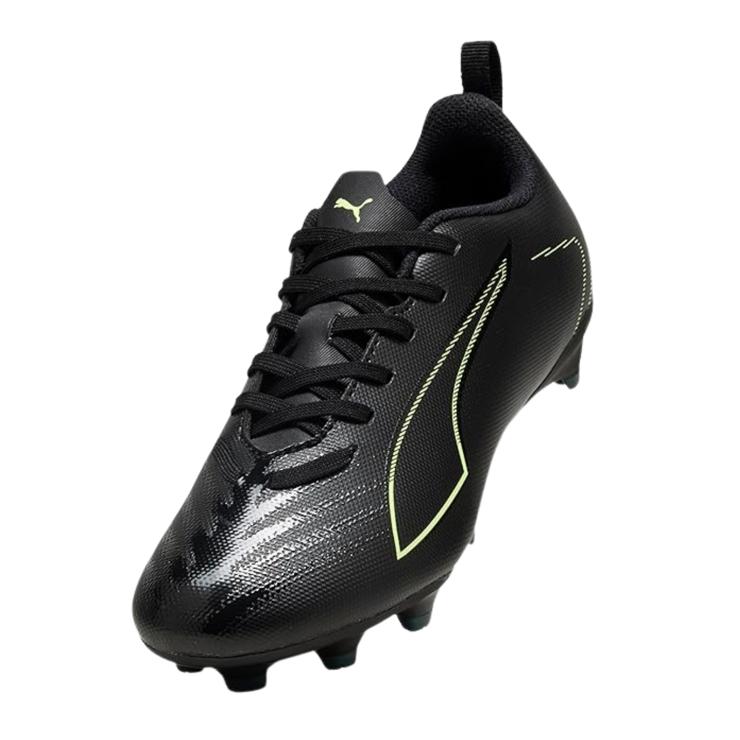 Puma Ultra 6 Play FG/AG Football Boots Junior - Puma Black/Green Football Boots Puma