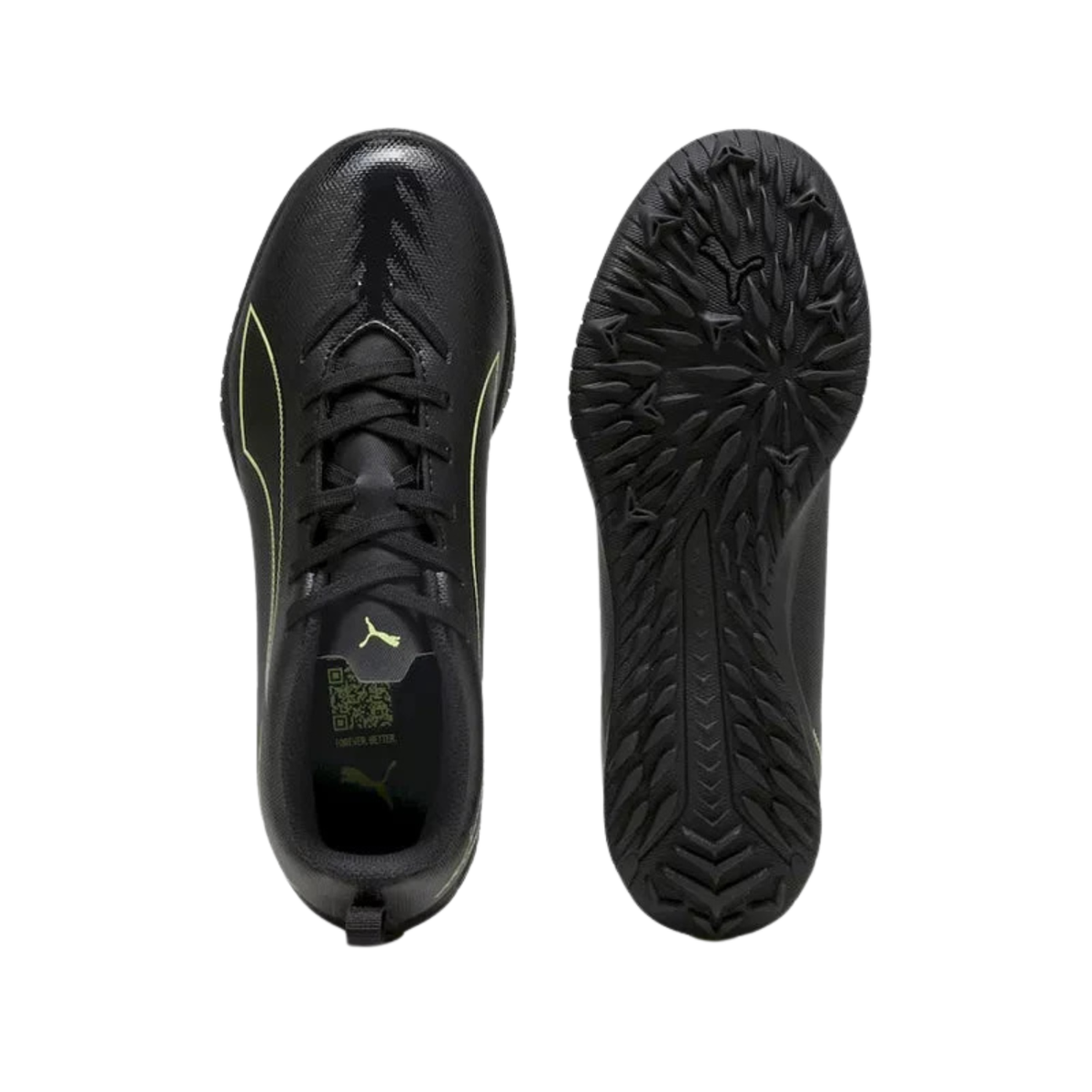 Puma Ultra 6 Play TT Football Boots Men - Puma Black/Green Football Boots Puma