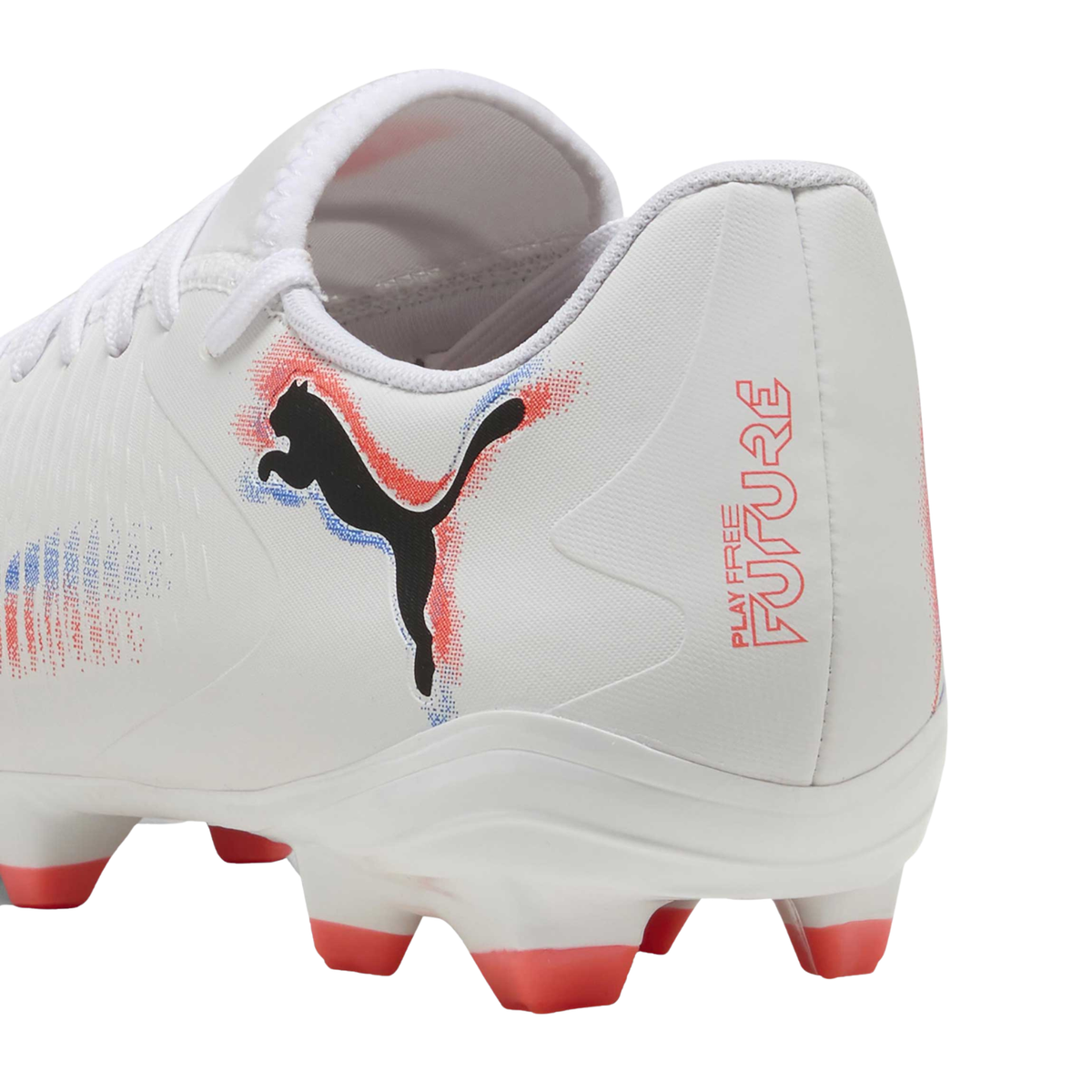 Puma Future 8 Play FG/AG Football Boots Junior, Puma White/Red, alternative view
