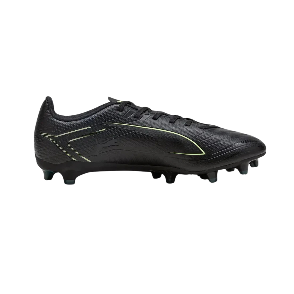 Puma Ultra 6 Play FG/AG Football Boots Unisex - Puma Black/Green Football Boots Puma