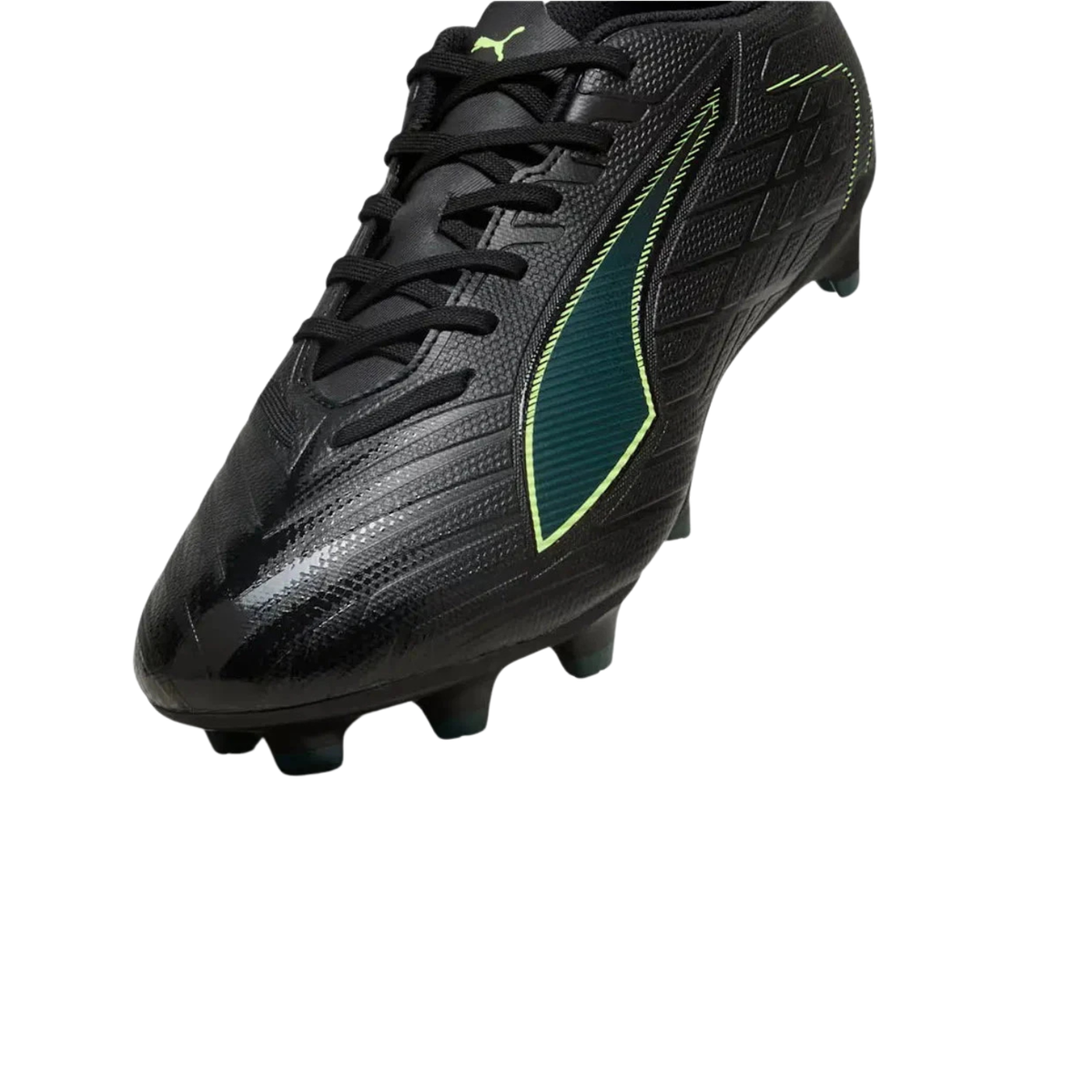 Puma Ultra 6 Play FG/AG Football Boots Unisex - Puma Black/Green Football Boots Puma