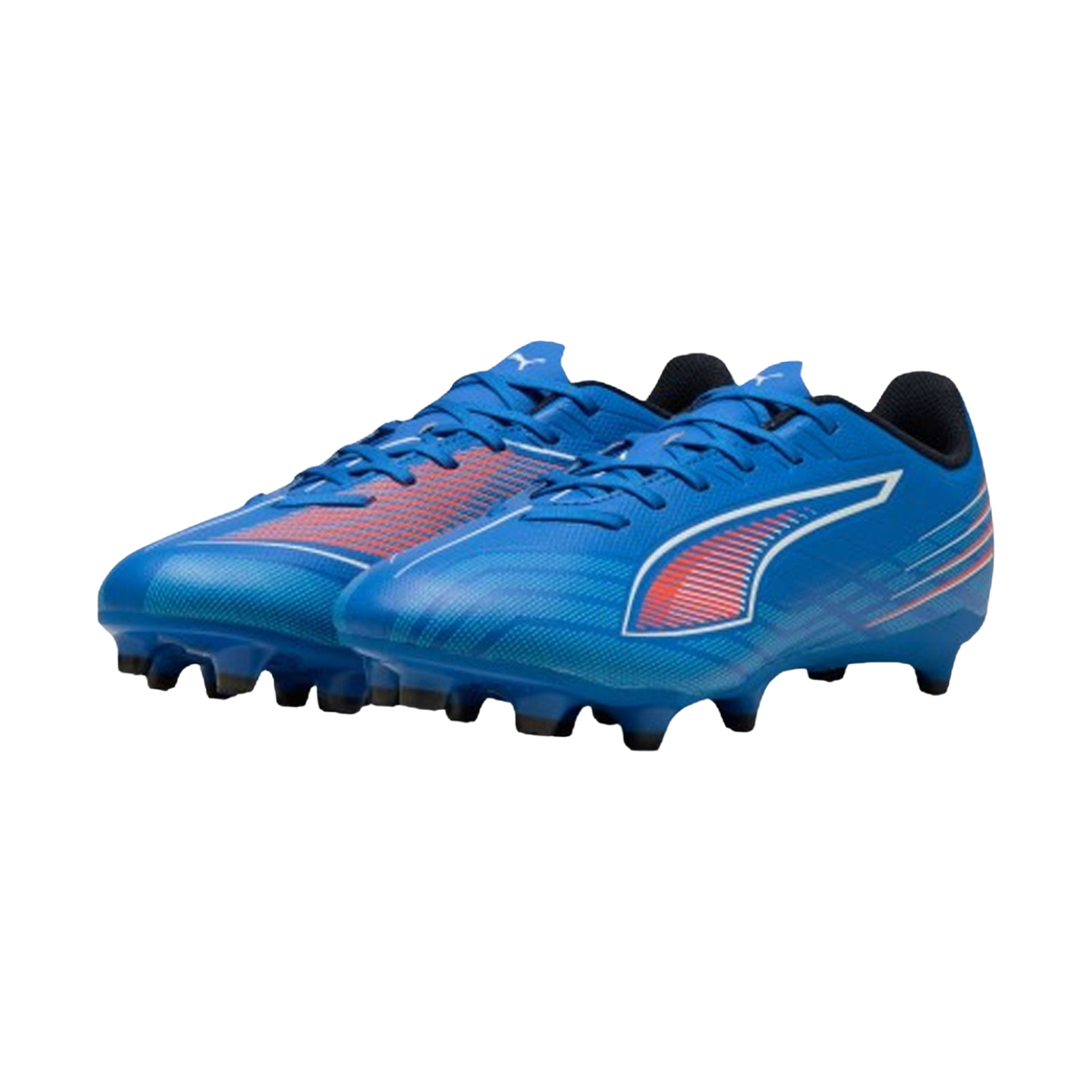 Puma Ultra 6 Play FG/AG Football Boots Unisex, Ultra Blue/Glowing Red, side view