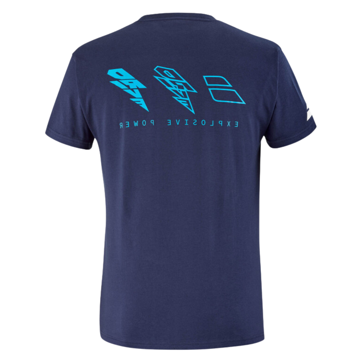 Babolat Drive Cotton T- Shirt Men - Drive Blue Clothing Babolat