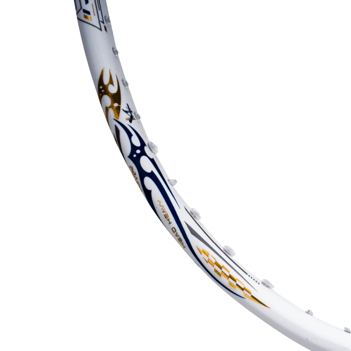 Hundred Z-Tronic 100 Badminton Racket, White/Gold, alternative view