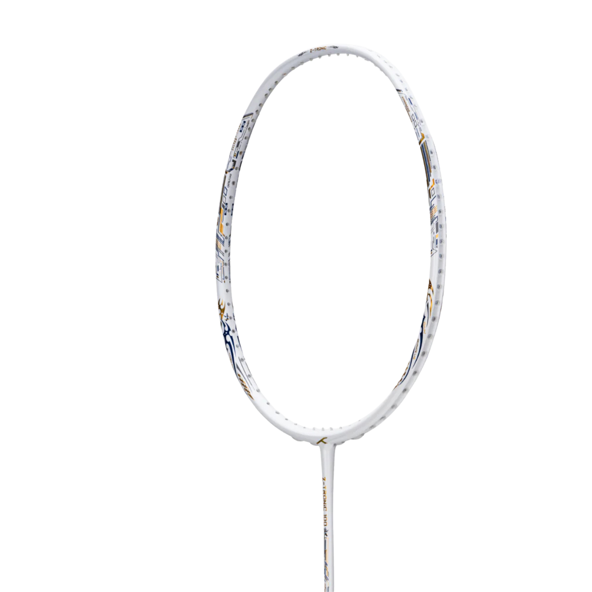 Hundred Z-Tronic 100 Badminton Racket, White/Gold, detail view