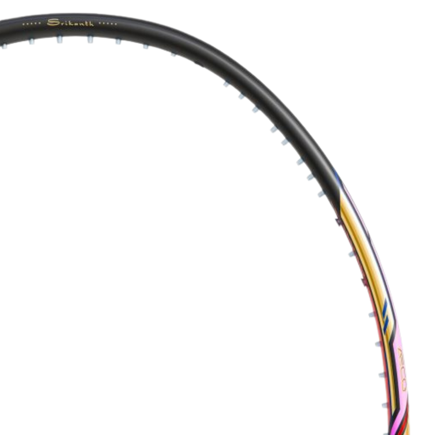 Hundred Nitrix Pro Srikanth Edition Badminton Racket - Black/Gold Badminton Rackets Hundred