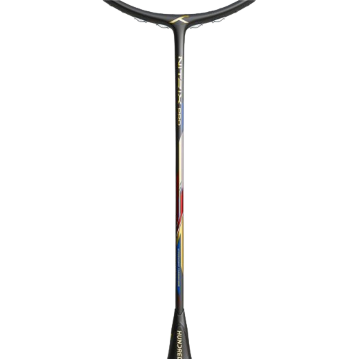 Hundred Nitrix Pro Srikanth Edition Badminton Racket - Black/Gold Badminton Rackets Hundred