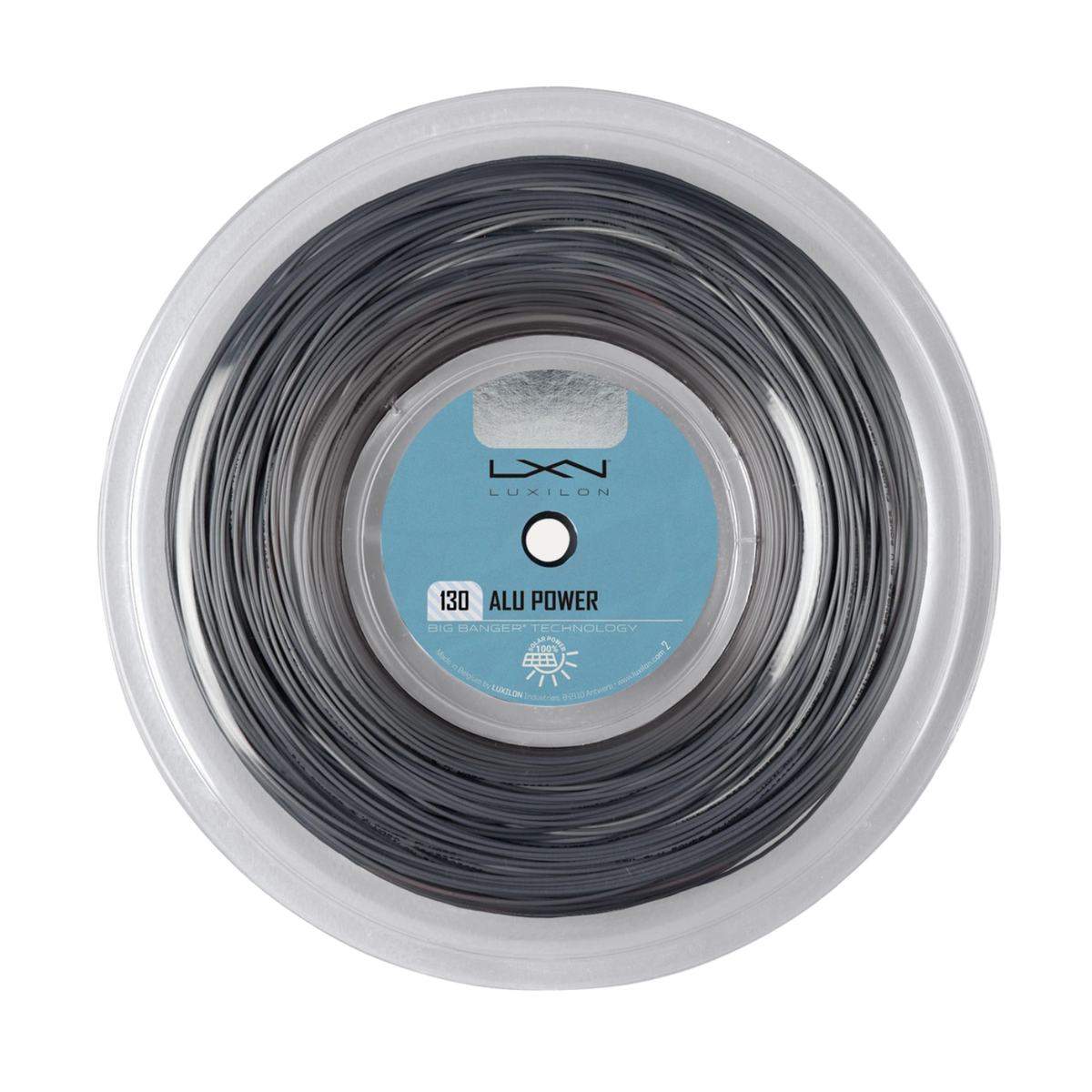 Wilson Luxilon Alu Power 130 Tennis String Reel, Silver