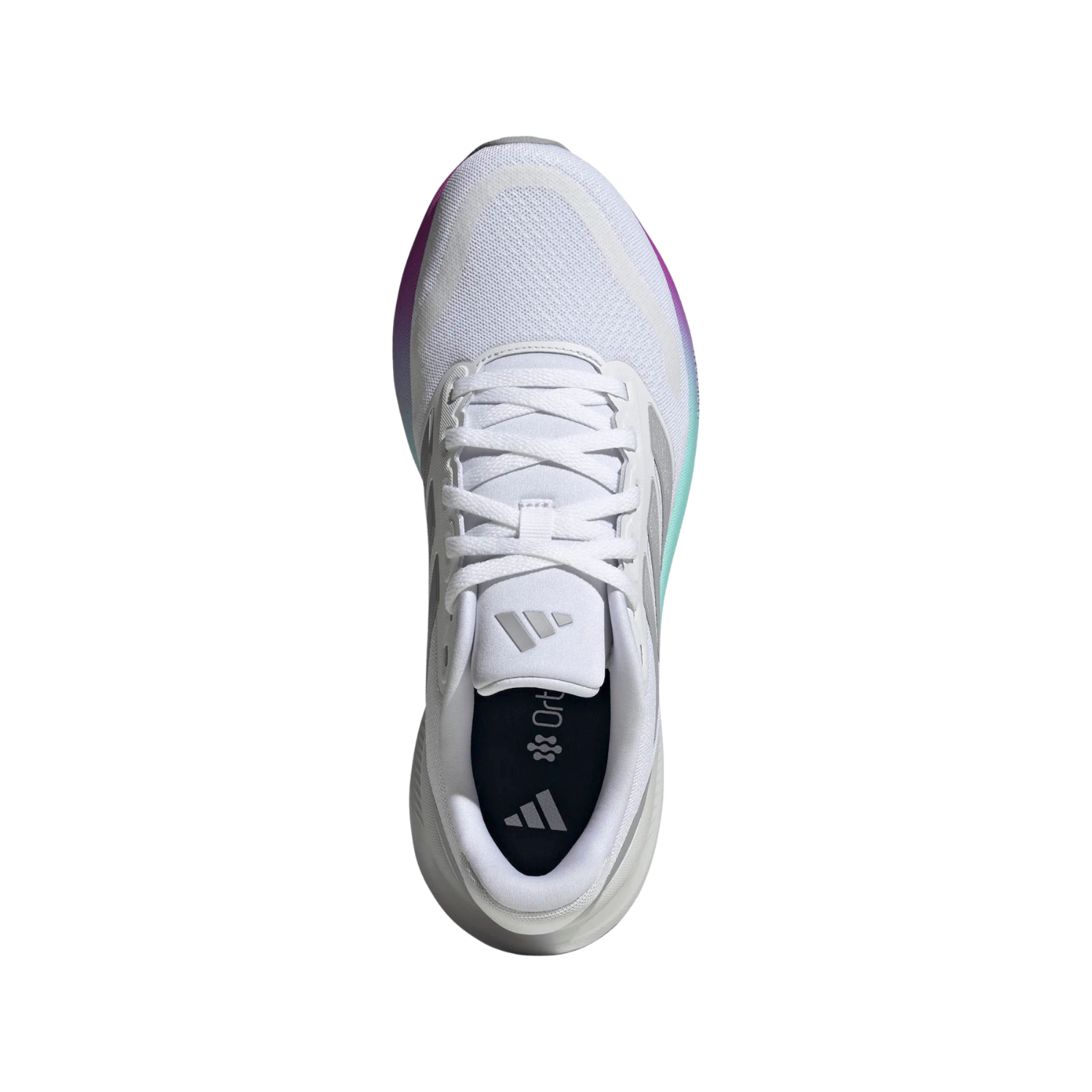 Adidas Runfalcon 5 Running Shoe Women - White/Silver/Black Running Shoes Adidas
