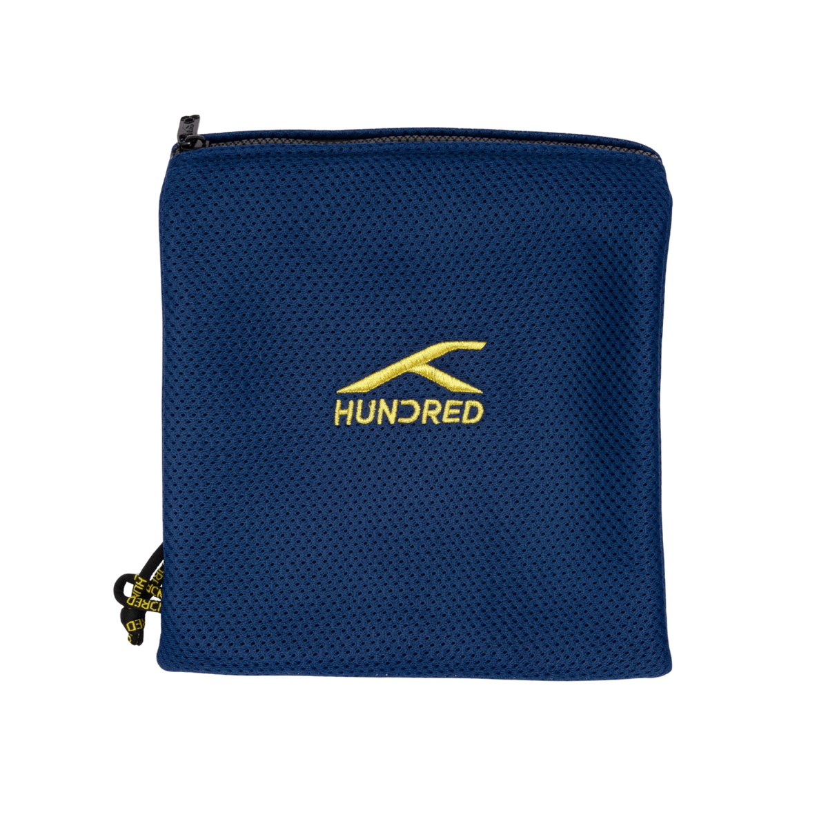 Hundred Drawstring Bag, Navy, close-up detail