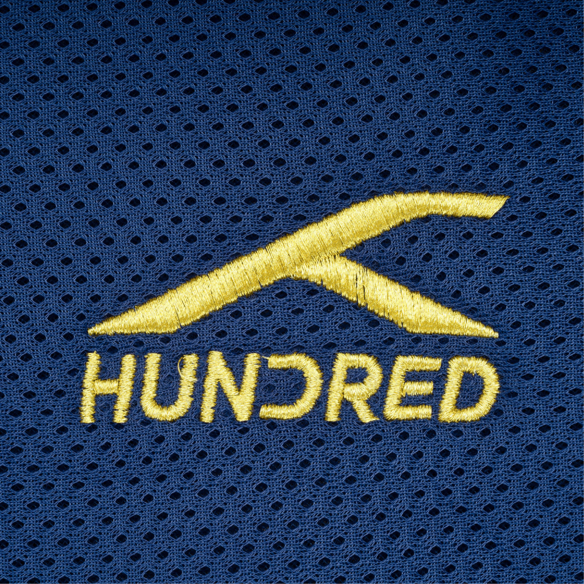Hundred Drawstring Bag, Navy, detail view