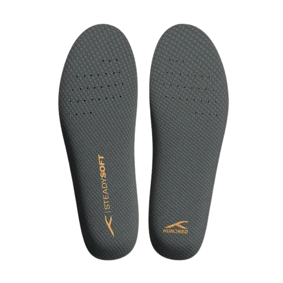 Hundred SteadySoft Insole - Dark Grey/Orange Accessories Hundred