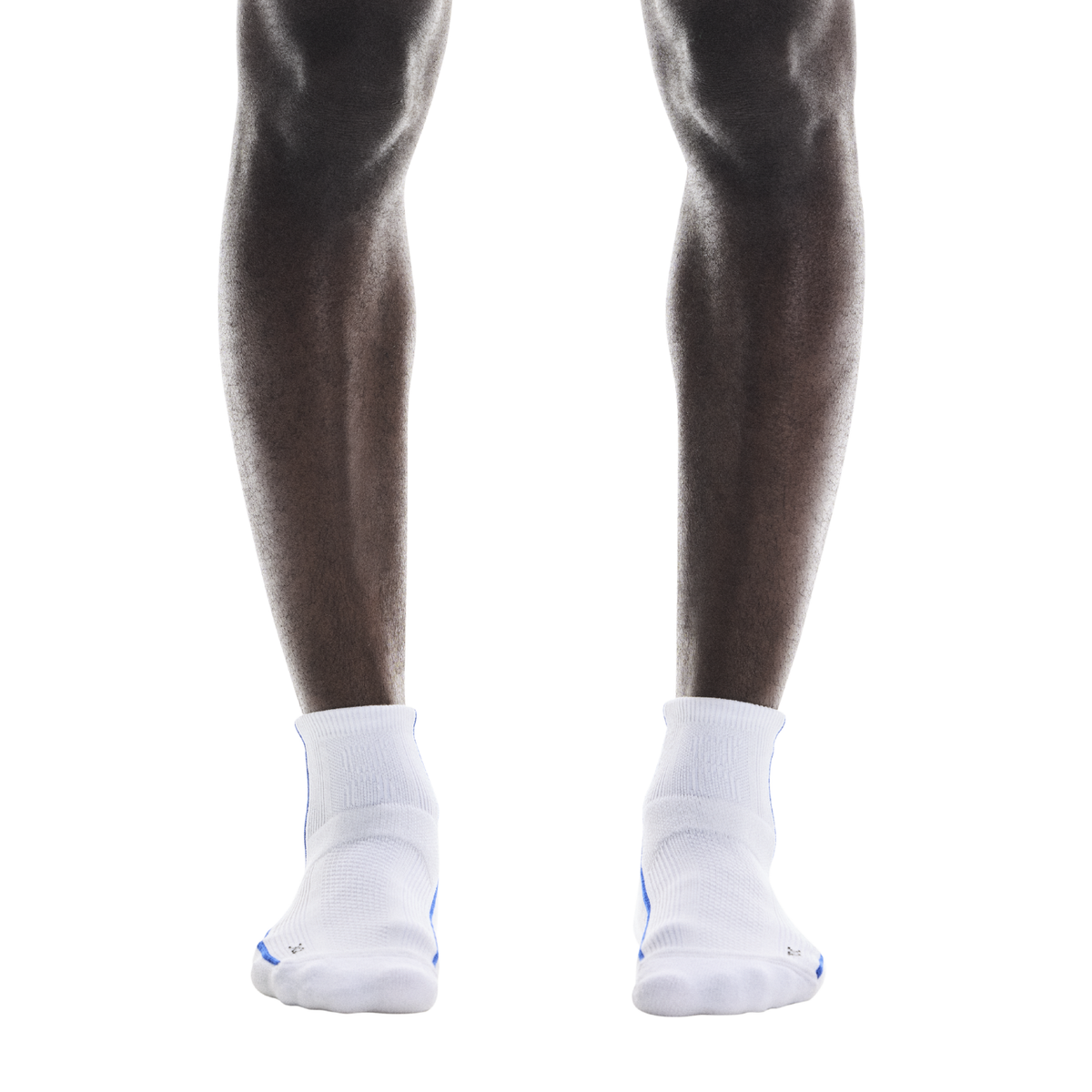 On Court Sock Mid 1 Unisex, White/Indigo, detail view