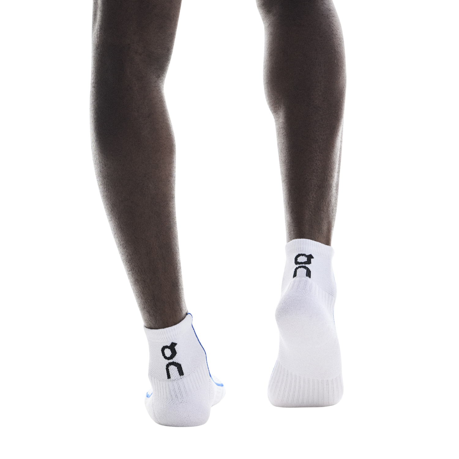 On Court Sock Mid 1 Unisex - White/Indigo Clothing On Running