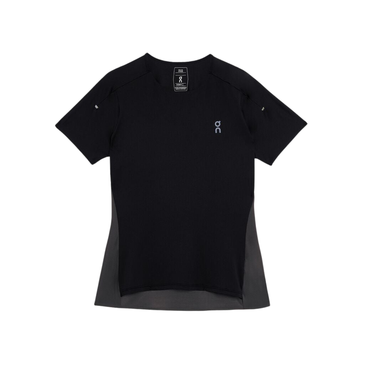 On Performance-T 3 Women, Black/Eclipse, front view