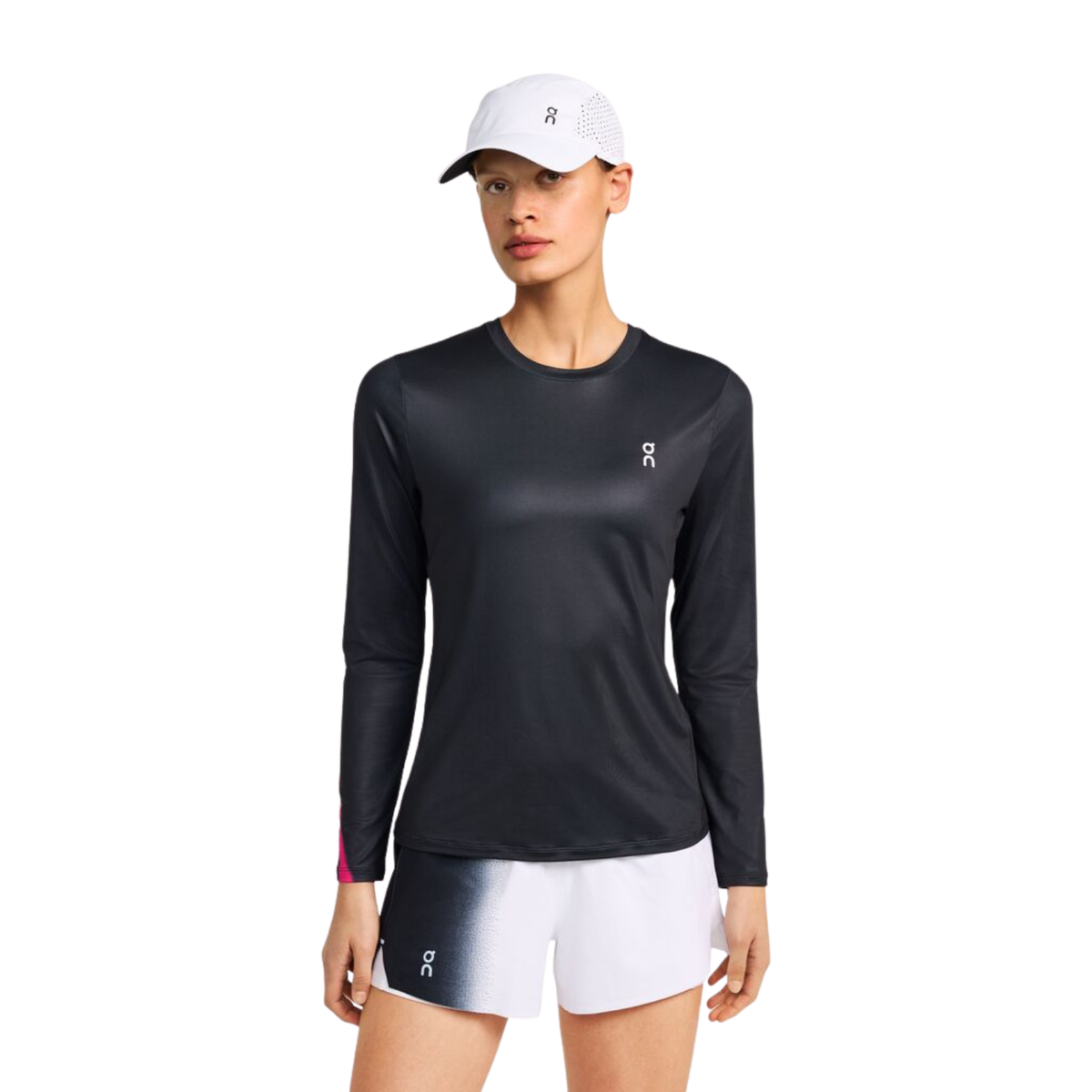 On Court Long-T Women, Black, back view