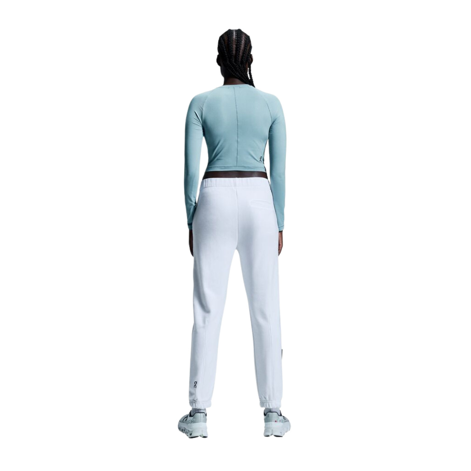 On Club Pants Women - White Clothing On Running