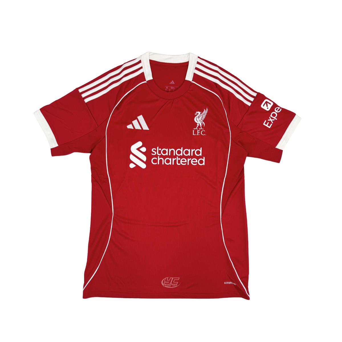 Adidas Liverpool F.C. 25/26 Home Jersey Men, Red, front view