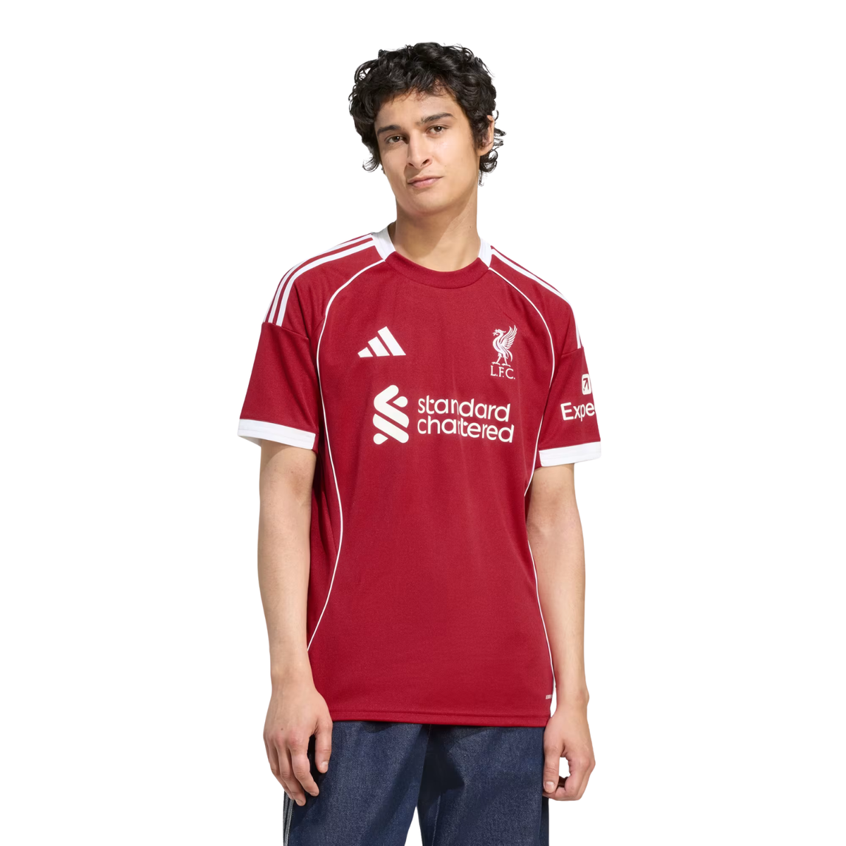 Adidas Liverpool F.C. 25/26 Home Jersey Men, Red, back view