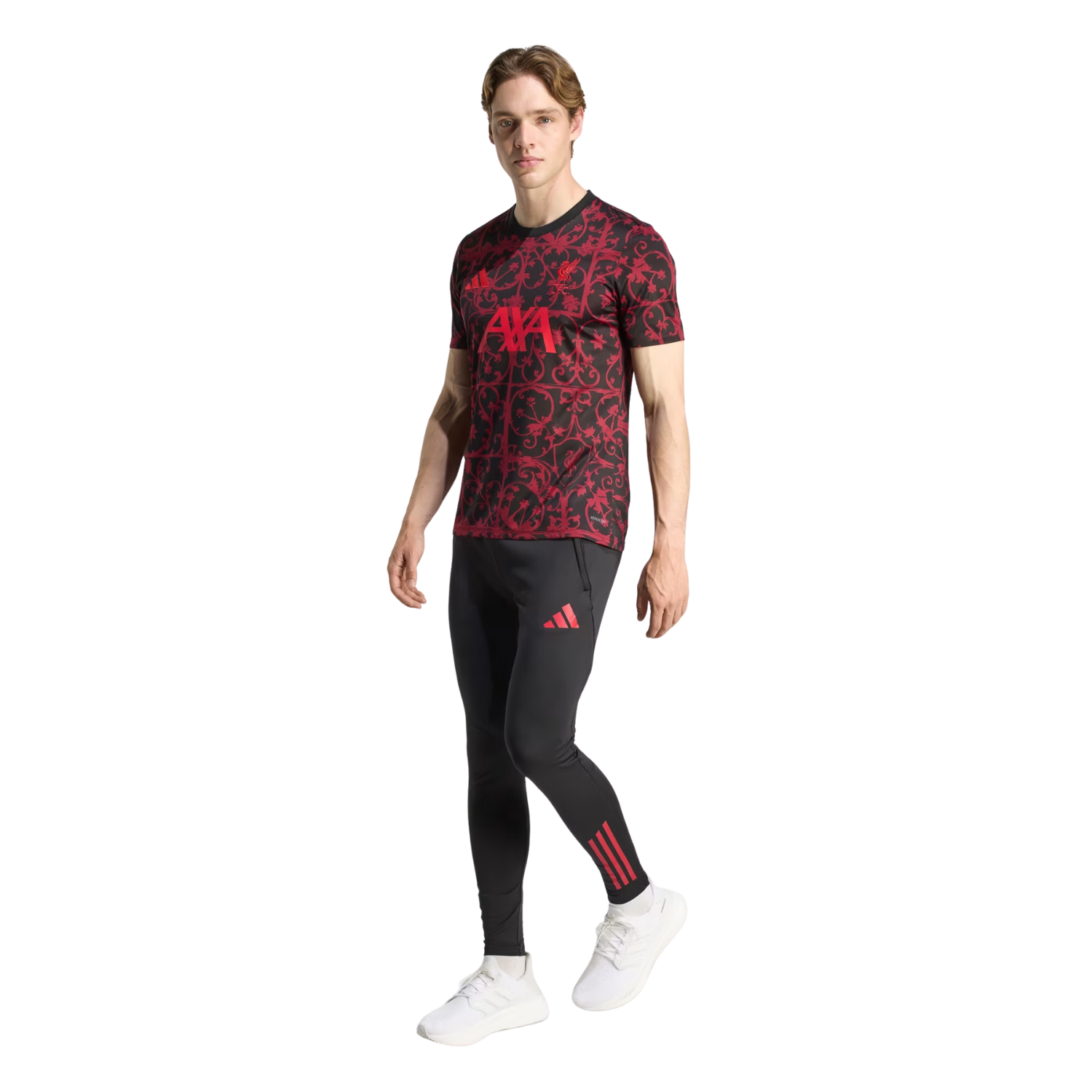 Adidas Liverpool F.C. 25/26 Pre-Match T- Shirt Men - Black/Purple