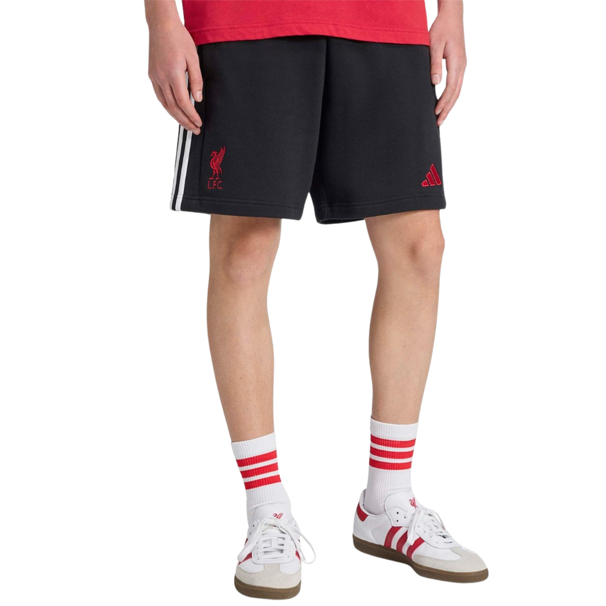 Adidas Liverpool F.C. 25/26 DNA Shorts Men, Black, detail view