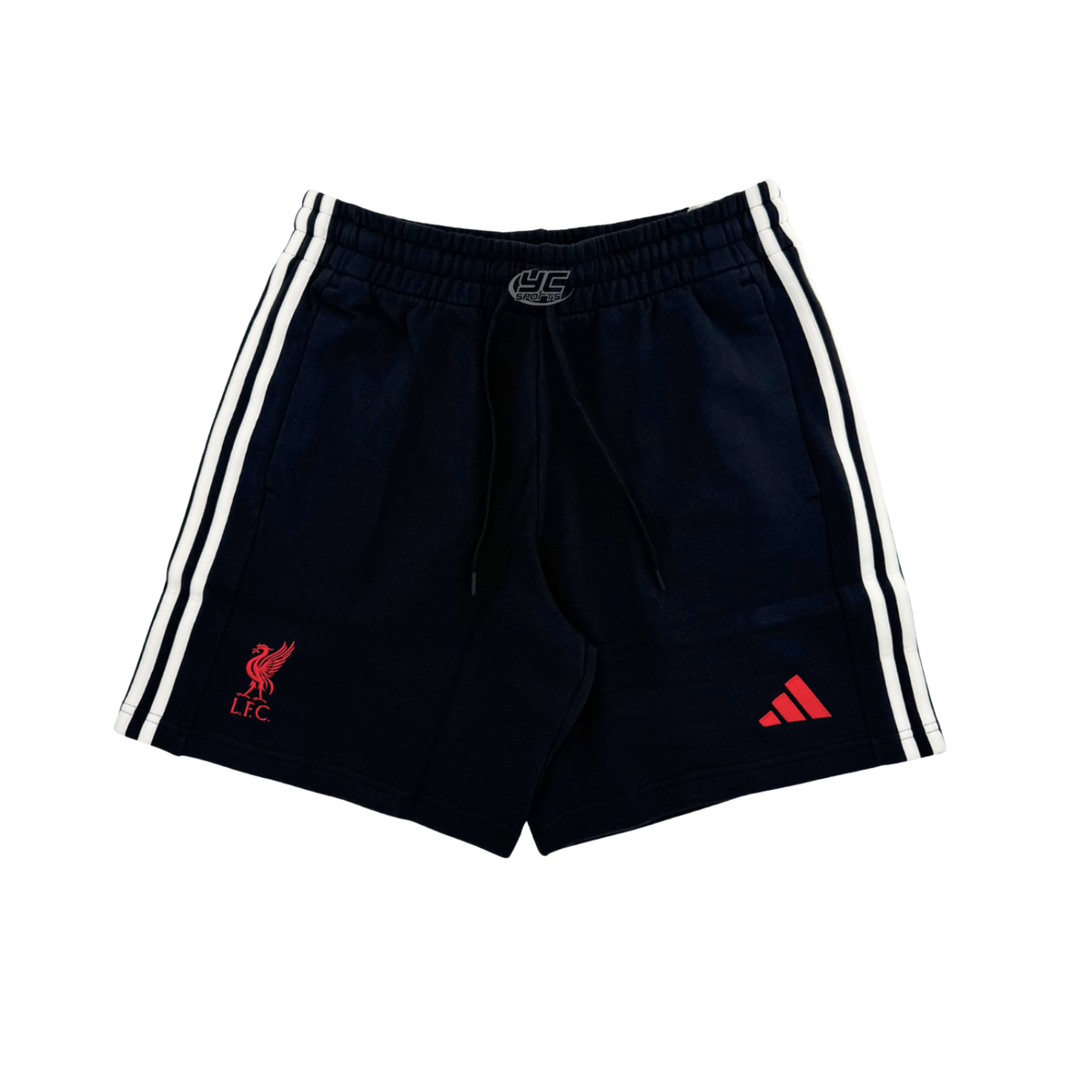 Adidas Liverpool F.C. 25/26 DNA Shorts Men, Black, front view